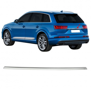 Polierter Edelstahlstreifen über dem Nummernschild Omtec AUDI Q7 2015+ (4M) Polierter Edelstahlstreifen über dem Nummernschild Omtec AUDI Q7 2015+ (4M)