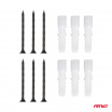 Magnetische Werkzeugleistenhalter 1x20cm 1x30,5cm 1x46cm Set AMIO-04263