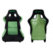 Sportstuhl SLIDE KS2 Premium Grün & Schwarz Velours Grüner Glanz