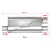 Magnaflow Performance Duplex Sportauspuff 79 mm Einlass, 67 mm Auslass