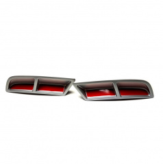Škoda Superb III – Heckdiffusorspoiler aus Aluminium – leuchtend rot