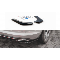 Seitendiffusoren unter der hinteren Stoßstange für Škoda Kodiaq Sportline, Maxton Design (glänzend schwarzer ABS-Kunststoff)