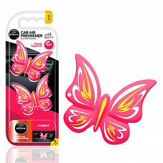 AROMA CAR FANCY SHAPES BUTTERFLY Lufterfrischer Kirsche