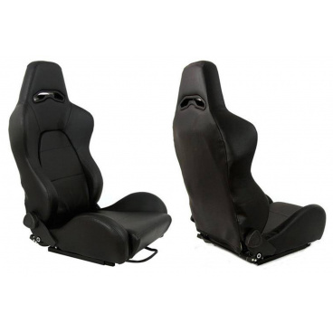 Sportstuhl DRAGO Leder Schwarz