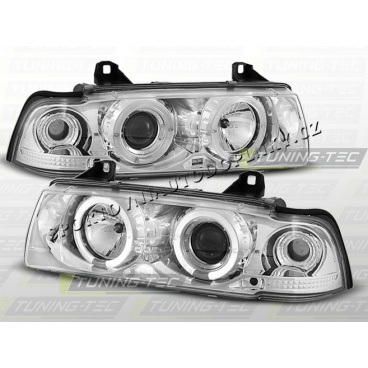 BMW E36 90–99 ANGEL EYES CHROME (LPBM03) – Coupé/Cabrio
