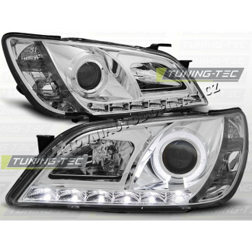 LEXUS IST 1998-05 KLARES TAGESLICHT-LED-CHROM VORNE LEXUS IST 1998-05 KLARES TAGESLICHT-LED-CHROM VORNE