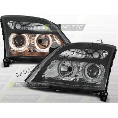 OPEL VECTRA C 2002-05 FRONTKLARLEUCHTEN ANGEL EYES SCHWARZ