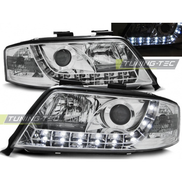 Audi A6 05.1997-05.2001 Daylight LED-Chrom-Frontscheinwerfer, klar