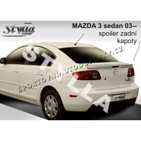 MAZDA 3 Limousine 03-09 Heckspoiler. Hauben MAZDA 3 Limousine 03-09 Heckspoiler. Hauben