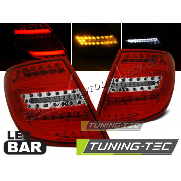 Mercedes C-Klasa W204 Kombi 2007-10 Rückleuchten rot weiße LED