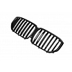 Grill BMW X5 G05 F95 einzelne Rippe Matt Schwarz