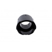 Endrohr 114mm Eingang 76mm Carbon Gloss