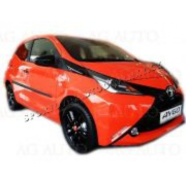Toyota Aygo II, 2014-, Fließheck, 5 Türen., türseitige Schutzstreifen Toyota Aygo II, 2014-, Fließheck, 5 Türen., türseitige Schutzstreifen