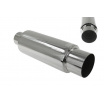TurboWorks Sportauspuff mit runder Spitze und 76 mm Einlass