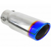 Sport-Edelstahl-Auspuffrohr Titan oval 86x66 mm