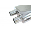 Mittelschalldämpfer 70mm TurboWorks LT 409SS 355mm