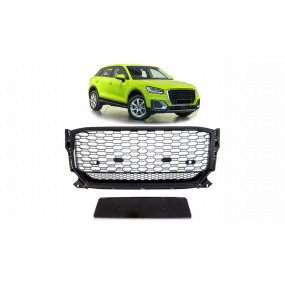 Grill Audi Q2 Glänzend Schwarz