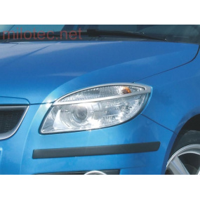 Milotec Scheinwerferabdeckungen (Wolken) ABS silber Škoda Roomster / Fabia II