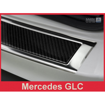 Carbon-Abdeckung – Schwellenschutz für die hintere Stoßstange Mercedes GLC 2015+ Carbon-Abdeckung – Schwellenschutz für die hintere Stoßstange Mercedes GLC 2015+