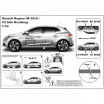 Türseitenschutzleisten, Renault Megane IV, 2016+, HTB/Combi