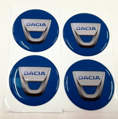 Dacia Emblem Durchmesser 55 mm, 4 Stk