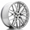 JR Wheels JR28 18x8,5 ET40 5x112 Silber Polierte Frontseite