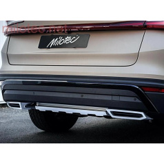 Dummy Auspuffblenden Alu Brush Škoda Kodiaq II 2024+