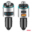 FM-Autotransmitter 2×USB-A microSD 12V 24V AMIO-04654