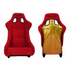 Sportstuhl SLIDE KS2 Premium Roter Velours & Gradient-Glitzer