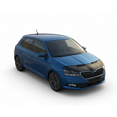 Schwarze Motorhaubenverkleidung für die Vorderseite Skoda Fabia 2015-21