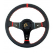 Sportlenkrad WRC schwarz/rot 350 mm