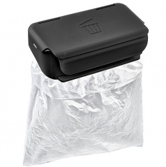 Originaler schwarzer ŠKODA-Abfallbehälter