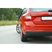 Seitendiffusoren unter der Heckstoßstange für Škoda Rapid, Maxton Design (Carbon-Look)