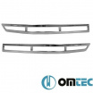 Omtec VW Transporter T6 untere hintere Reflektorrahmen aus Edelstahl (nur für Versionen mit aufklappbarer Öffnung)