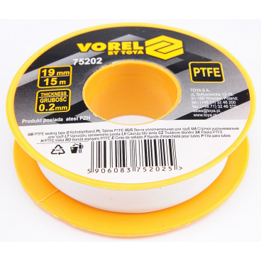 Teflonband 19 x 0,2 mm 15 m