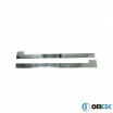 Edelstahl-Schiebetürabdeckungen Omtec Mercedes Citan 2013+, Renault Kangoo 2008+