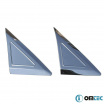 Dreieckige Spiegelabdeckungen aus Edelstahl für Mercedes Sprinter W906 2006-18, VW Crafter 2006-17