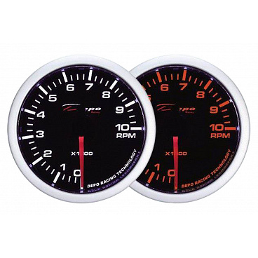 Depo WA 60mm Uhr - Drehzahlmesser 10000RPM Depo WA 60mm Uhr - Drehzahlmesser 10000RPM