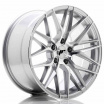 JR Wheels JR28 18x9,5 ET35 5x120 Silber Polierte Frontseite