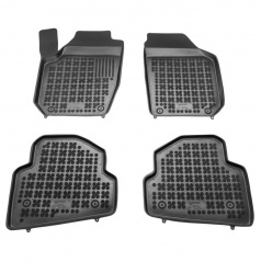 Gummi-Fußmatten mit erhöhtem Rand für Škoda Fabia II, 2007-2015