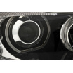 BMW E90 / E91 03.2005–2011 klare Angel Eyes LED-Blinker vorne in Schwarz