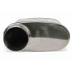 Sportlicher mittlerer oder hinterer Teil des Auspuffs Flowmonster Oval 76 mm