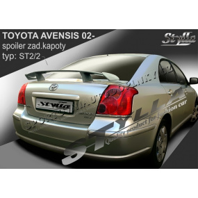 Toyota AVENSIS Limousine 02+ Heckspoiler. Hauben (EU-Homologation) Toyota AVENSIS Limousine 02+ Heckspoiler. Hauben (EU-Homologation)