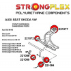 Škoda Octavia I 1996-04 StrongFlex Sport Satz Silentblöcke für die Vorderachse, nur 12 Stück