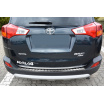 Edelstahlabdeckung - Schwellenschutz für die hintere Stoßstange Toyota RAV4 IV 2013-15