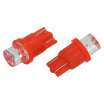 Leuchtmittel 1 LED 12V T10 rot 2 Stk