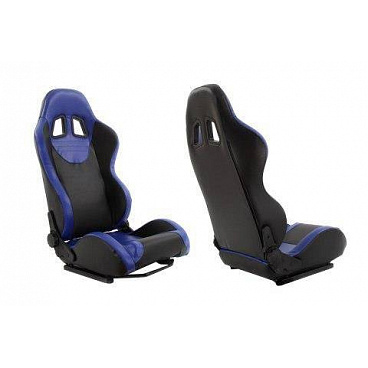 Sportstuhl MONZA Leder Blau
