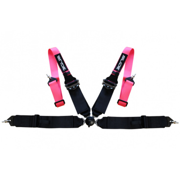Sportgurte Slide Quick 4p 2"+3" Rosa-Schwarz Sportgurte Slide Quick 4p 2"+3" Rosa-Schwarz