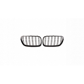 Sportgrill Doppelrippen Gloss Black BMW X3 E83 Facelift 2006-2010