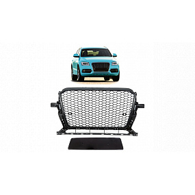 Audi Q5 8R Facelift Kühlergrill Glänzend Schwarz